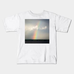 Rainbow and cloud Kids T-Shirt